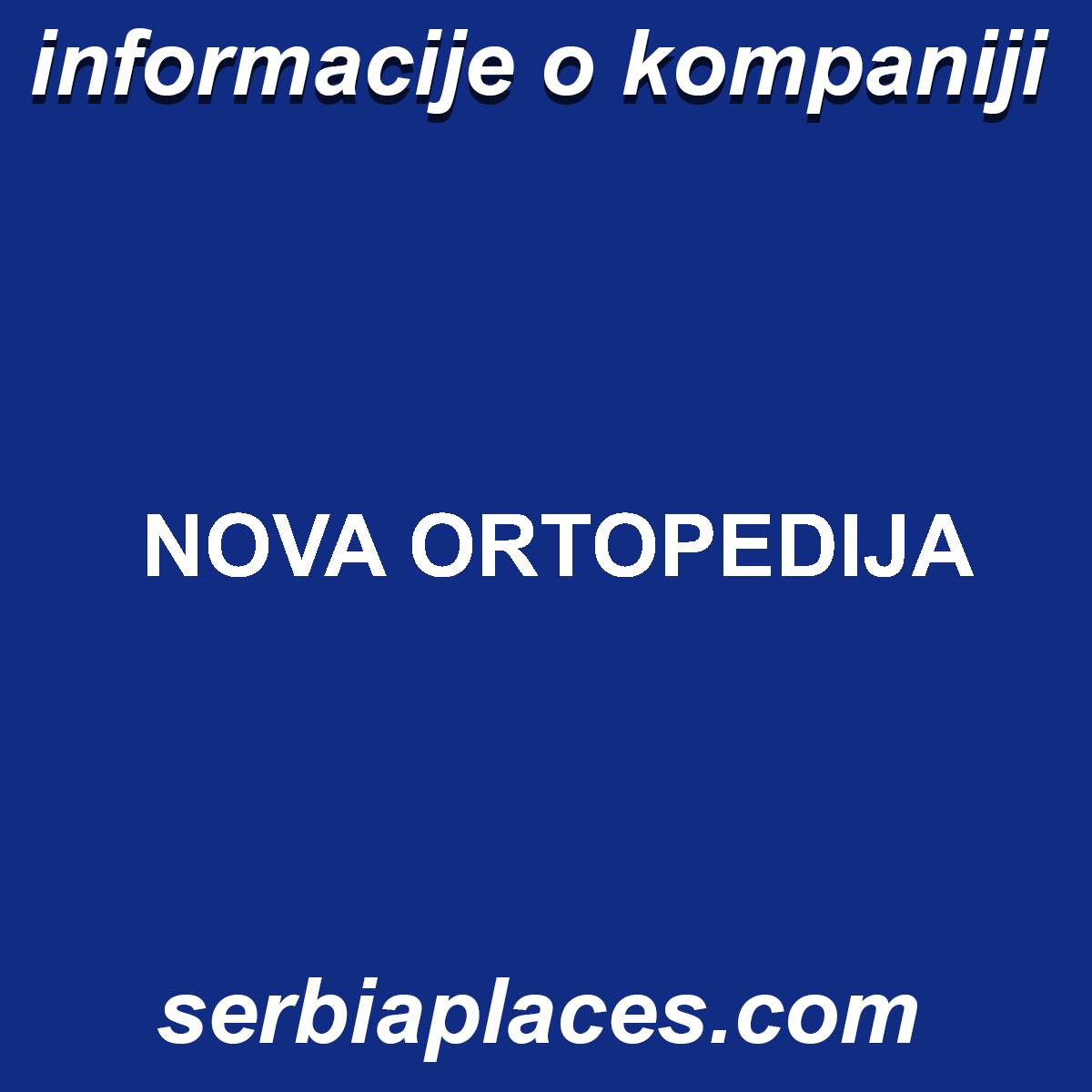 NOVA ORTOPEDIJA