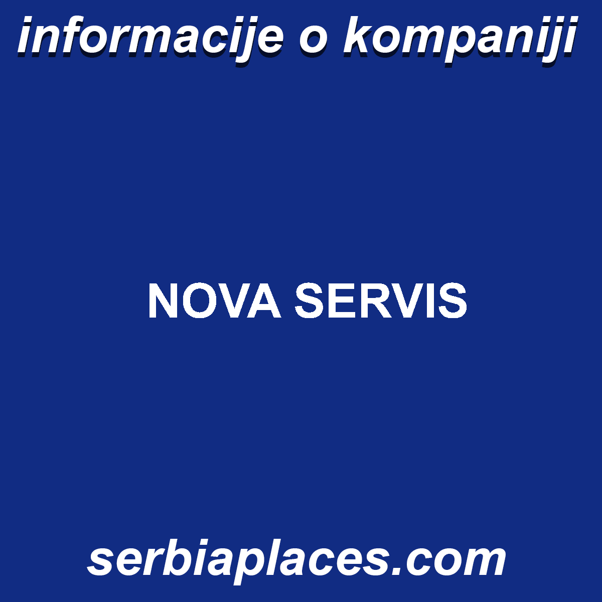 NOVA SERVIS