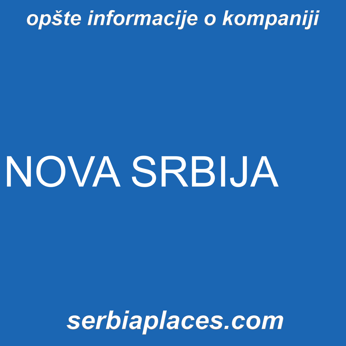 NOVA SRBIJA