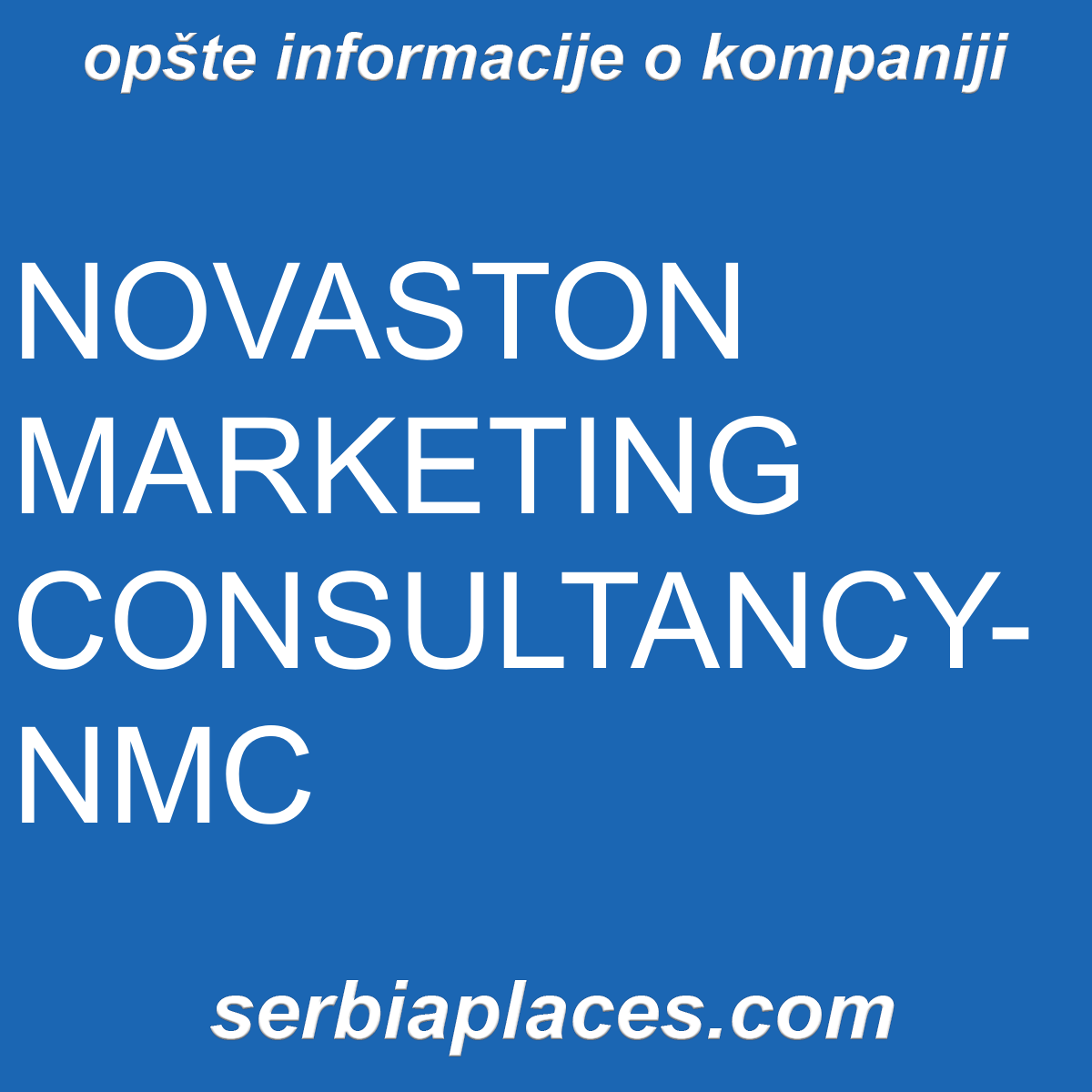 NOVASTON MARKETING CONSULTANCY-NMC