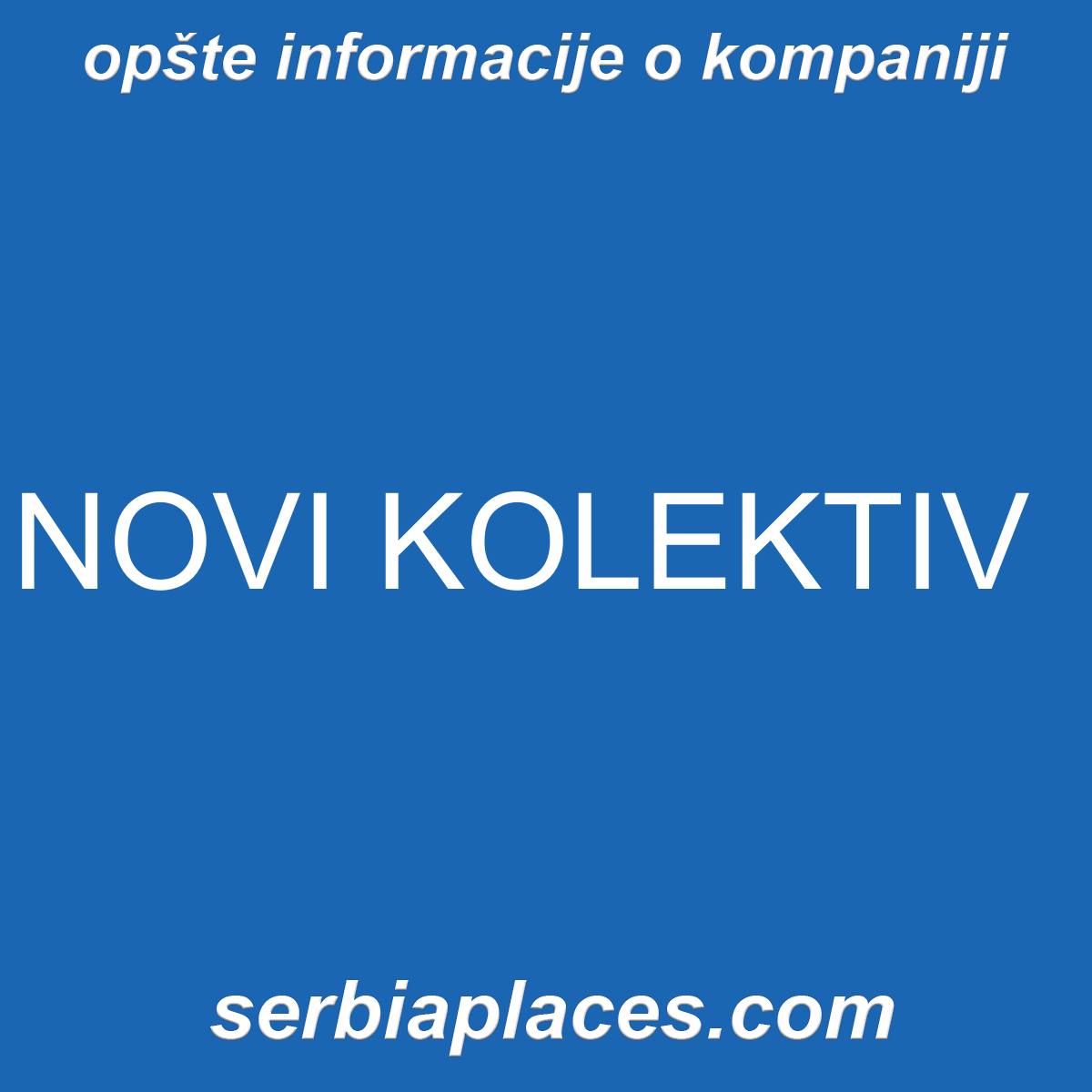 NOVI KOLEKTIV