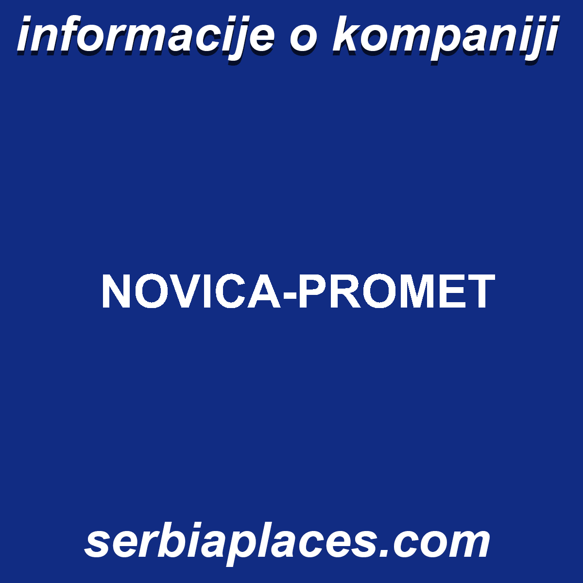 NOVICA-PROMET