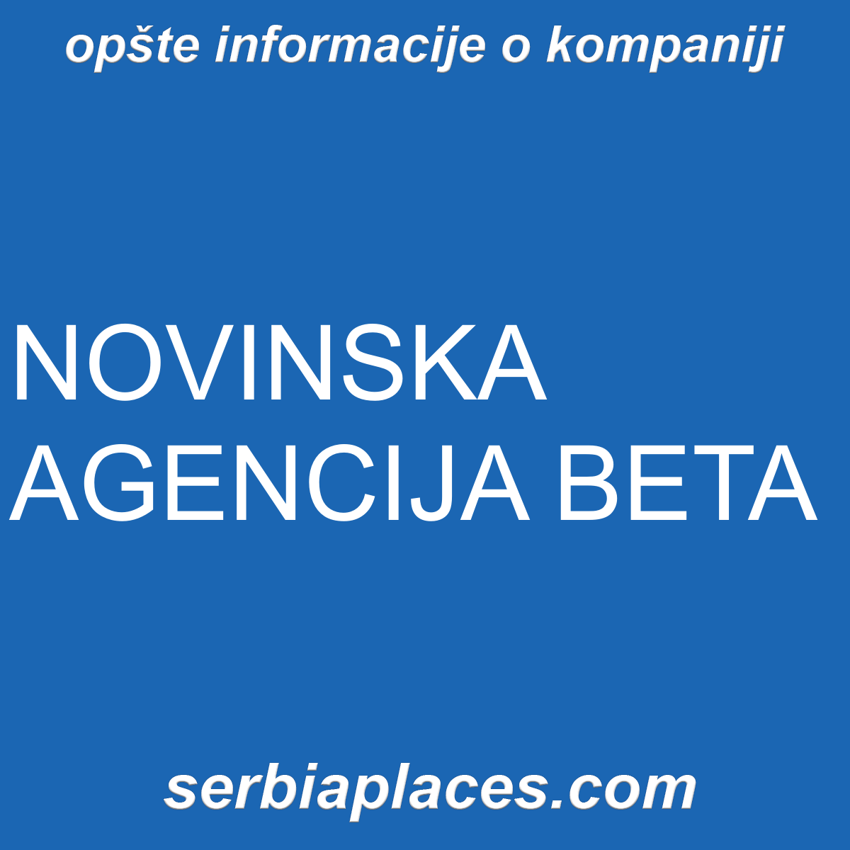NOVINSKA AGENCIJA BETA