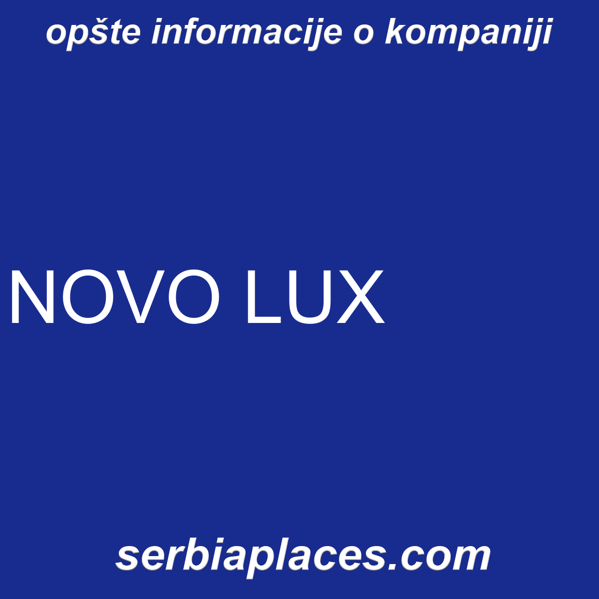NOVO LUX
