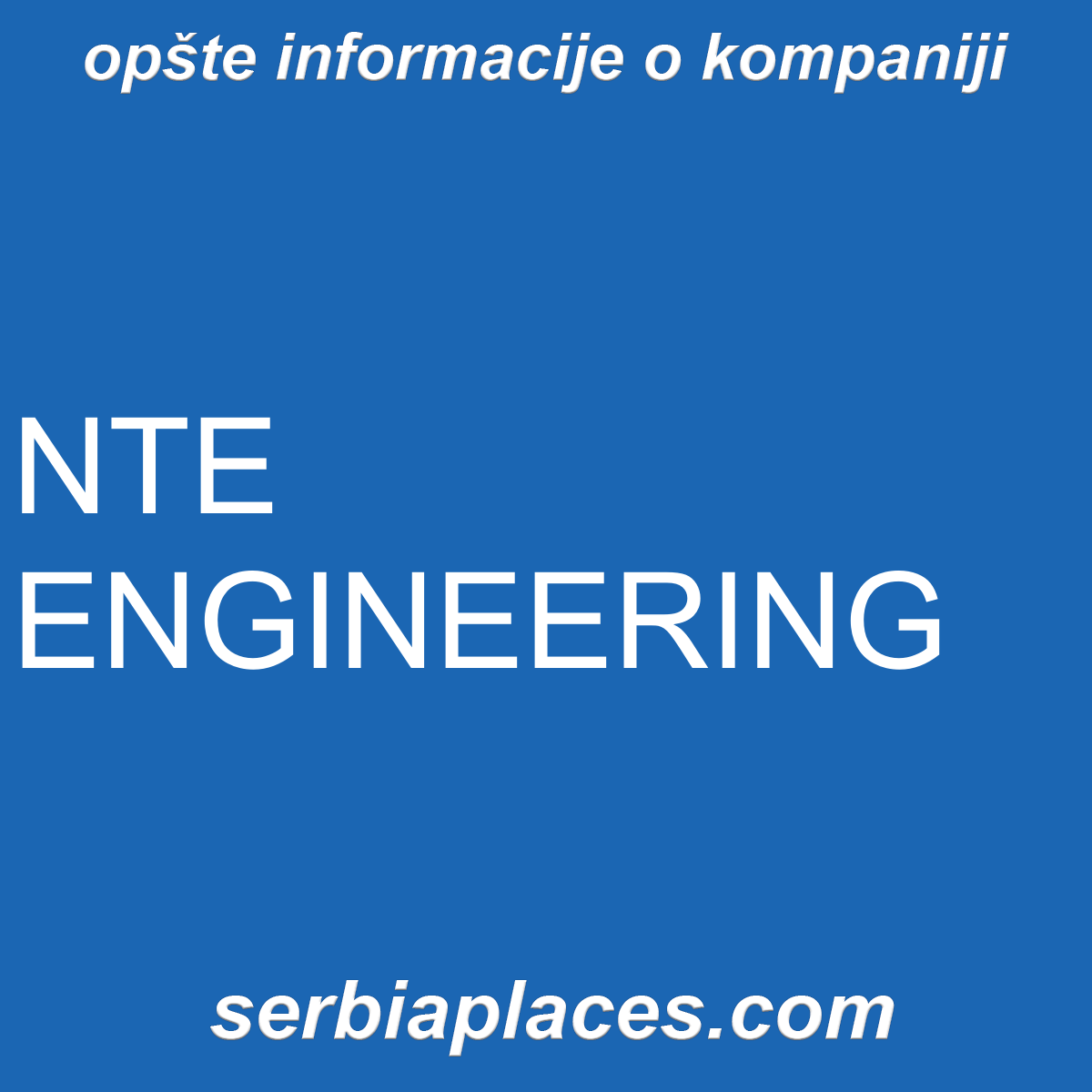 NTE ENGINEERING