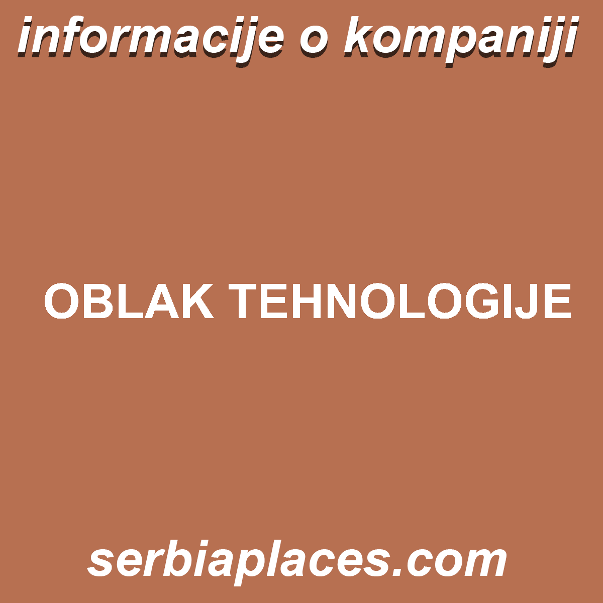 OBLAK TEHNOLOGIJE