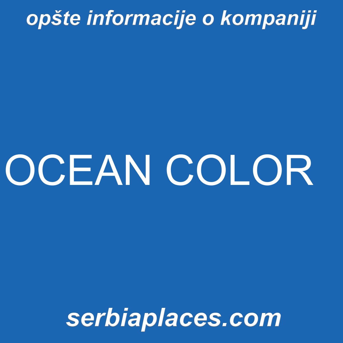 OCEAN COLOR