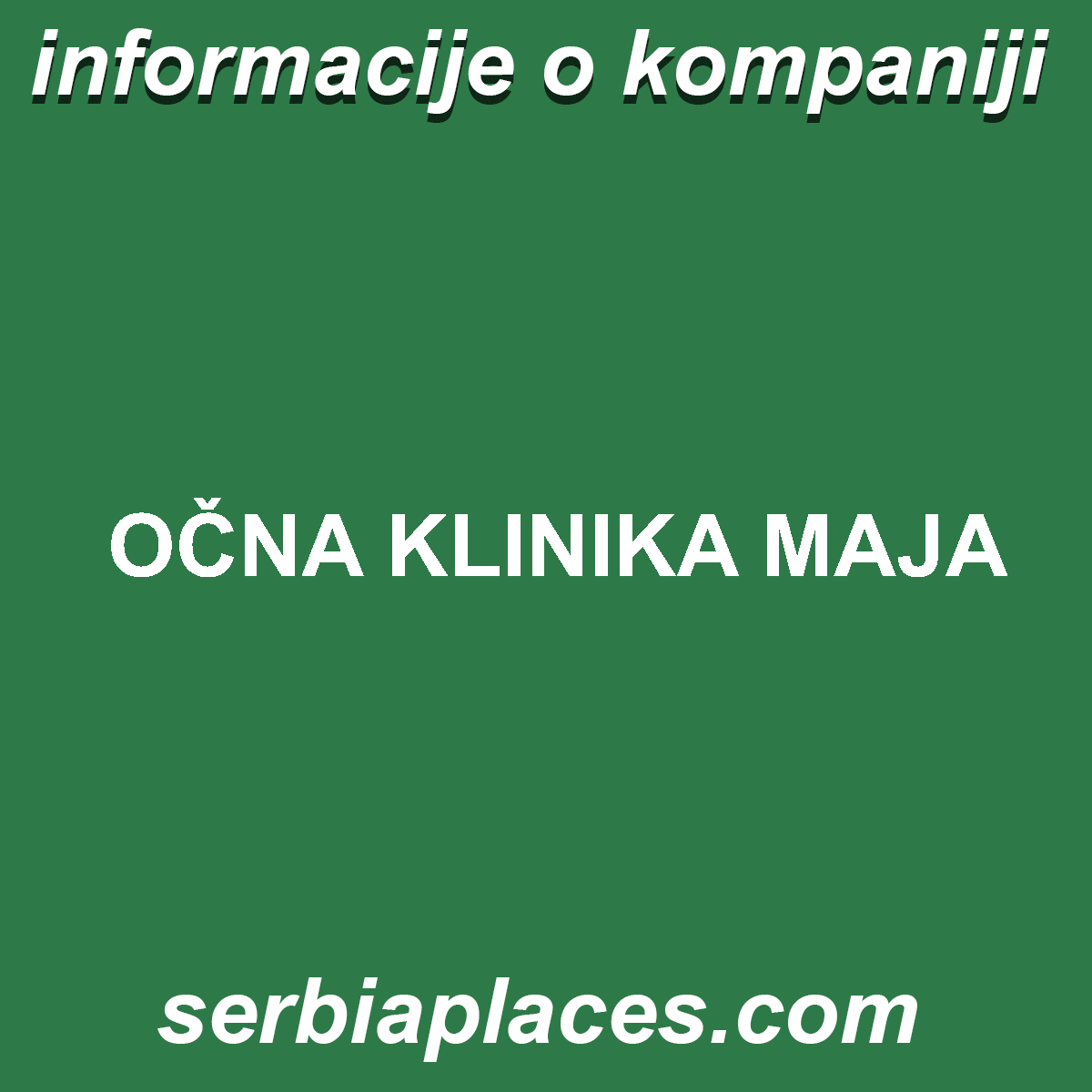 OČNA KLINIKA MAJA