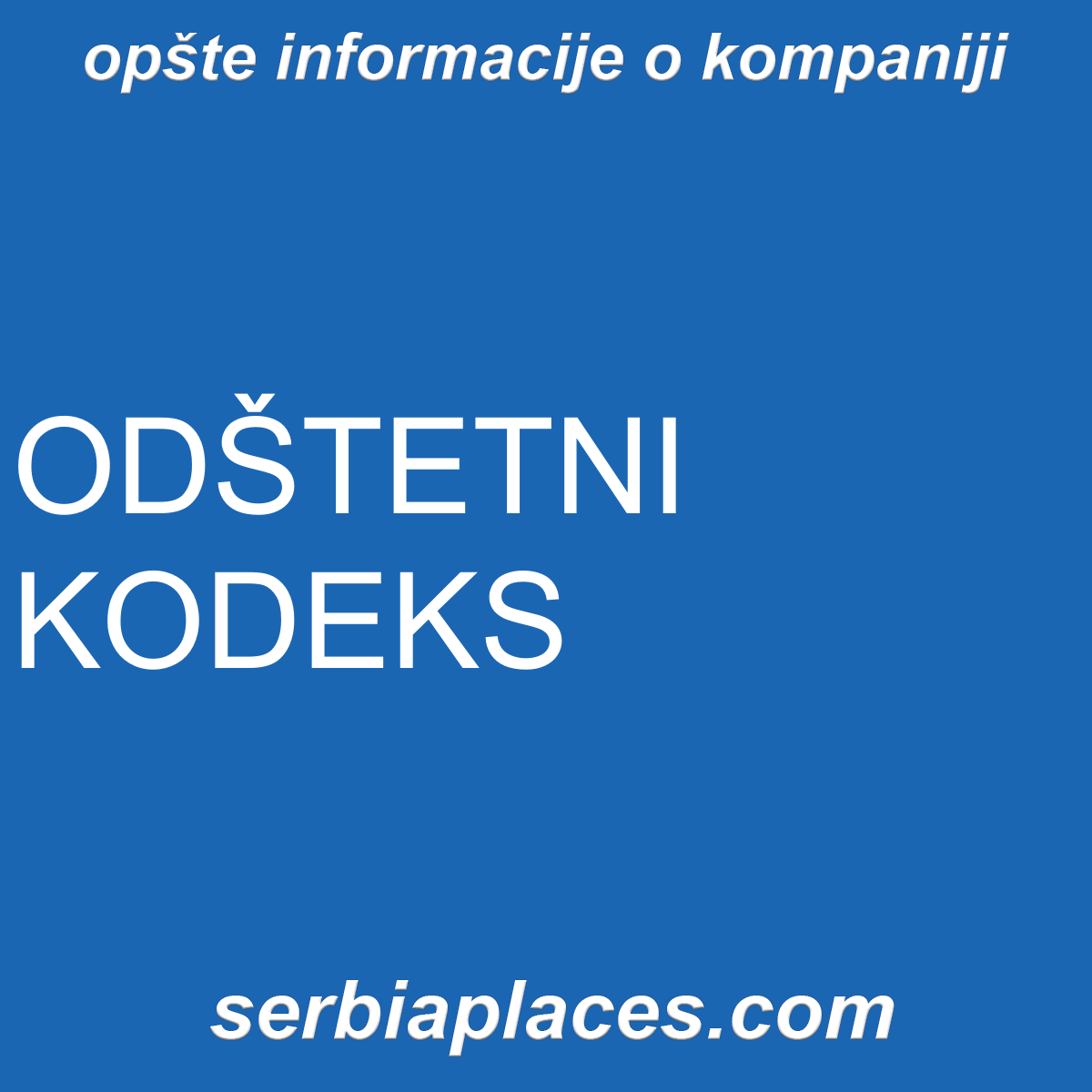 ODŠTETNI KODEKS