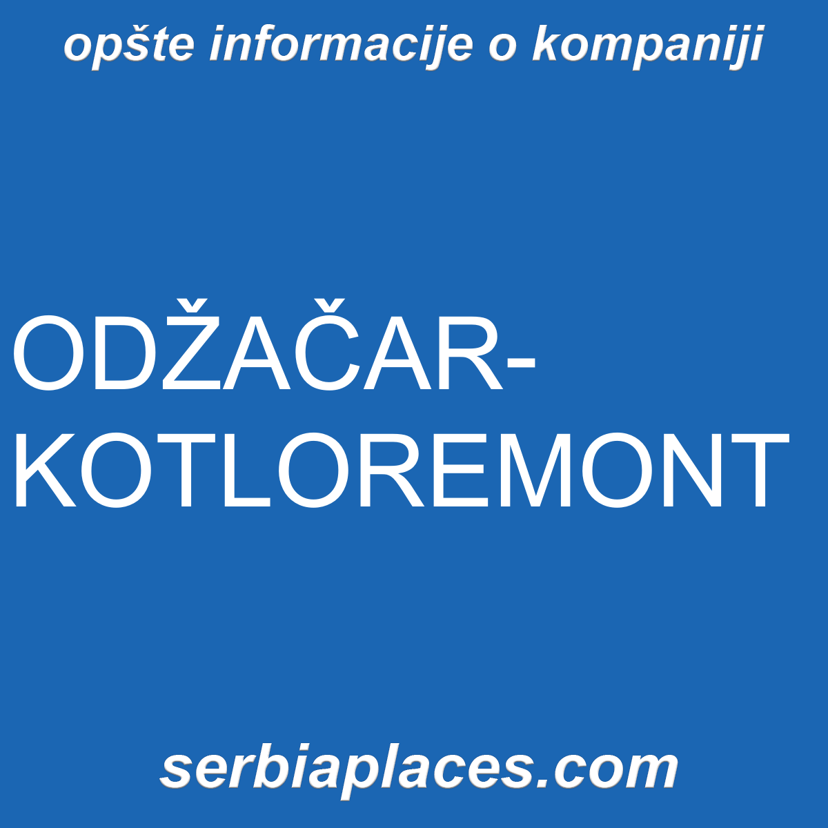 ODŽAČAR-KOTLOREMONT
