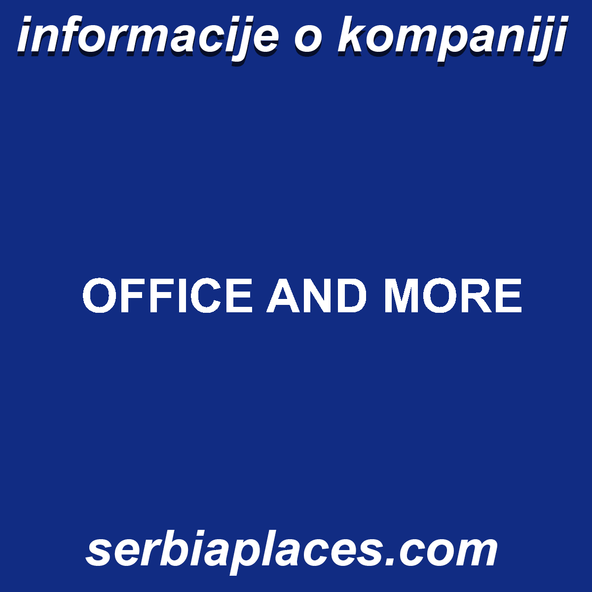 OFFICE AND MORE