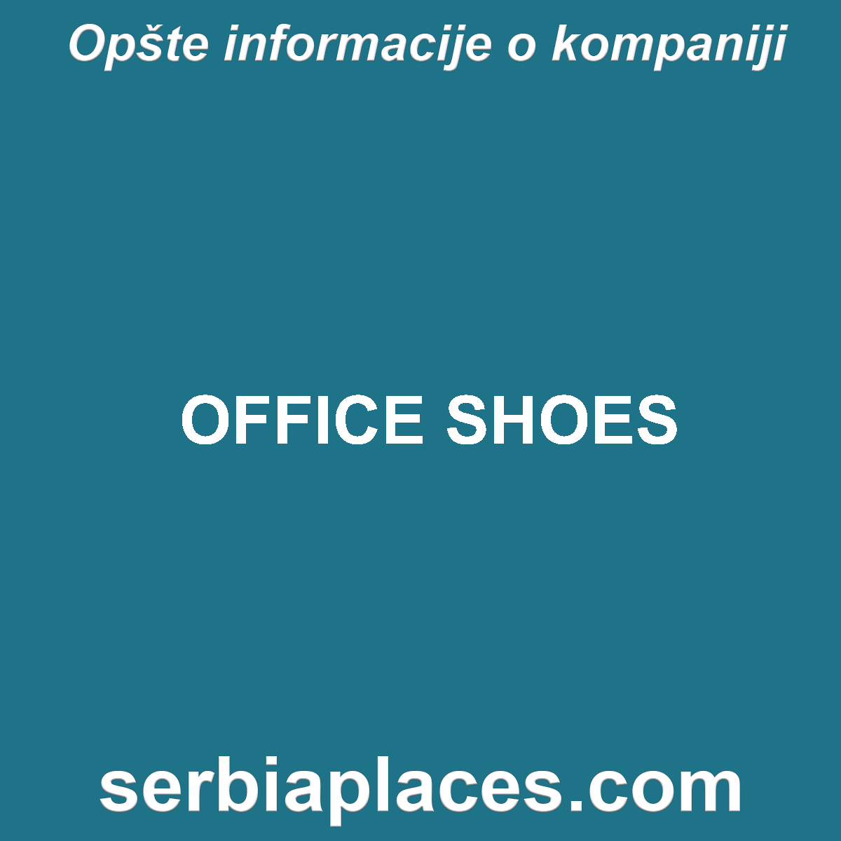 OFFICE SHOES