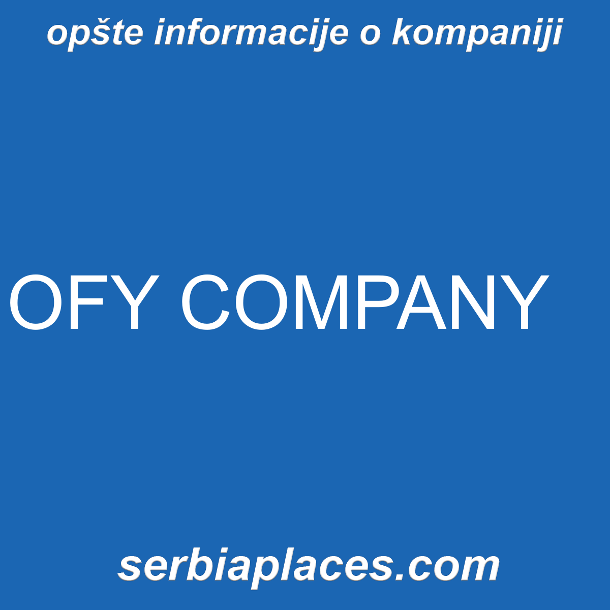 OFY COMPANY