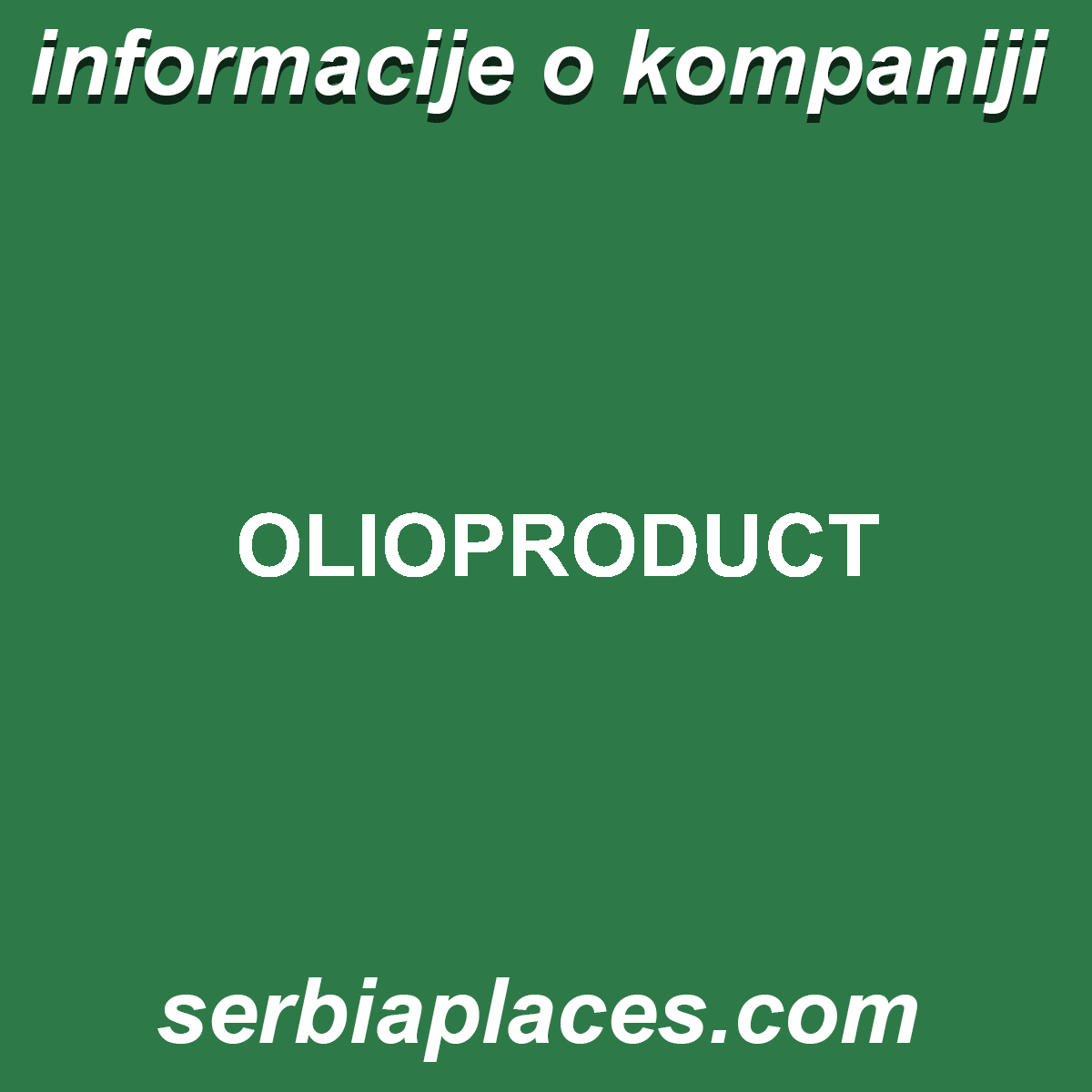 OLIOPRODUCT