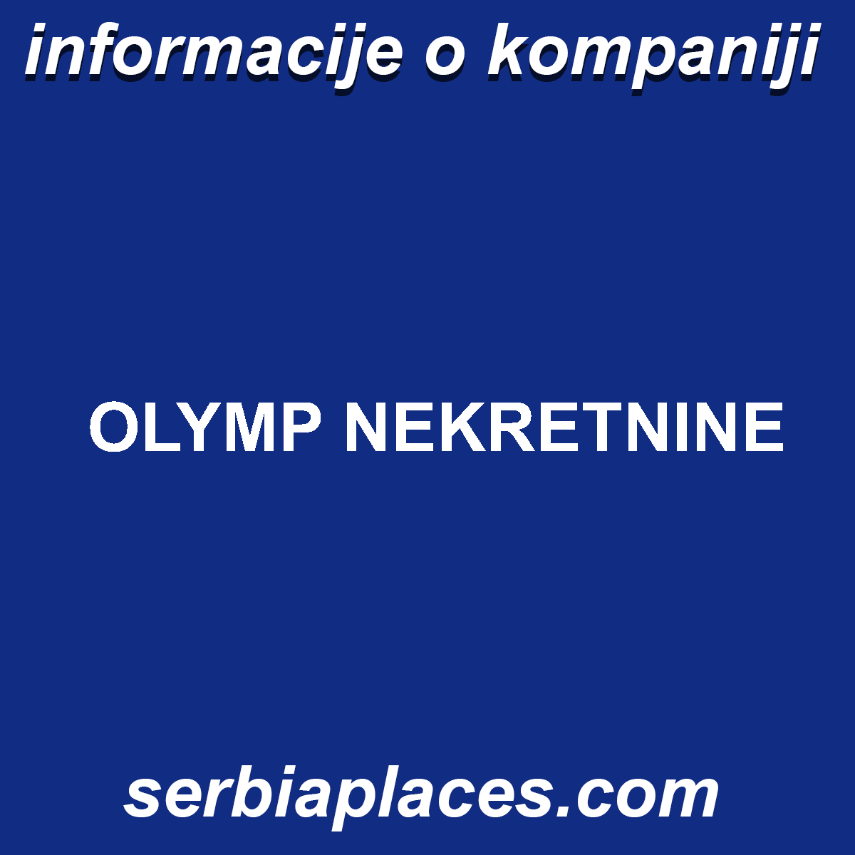 OLYMP NEKRETNINE