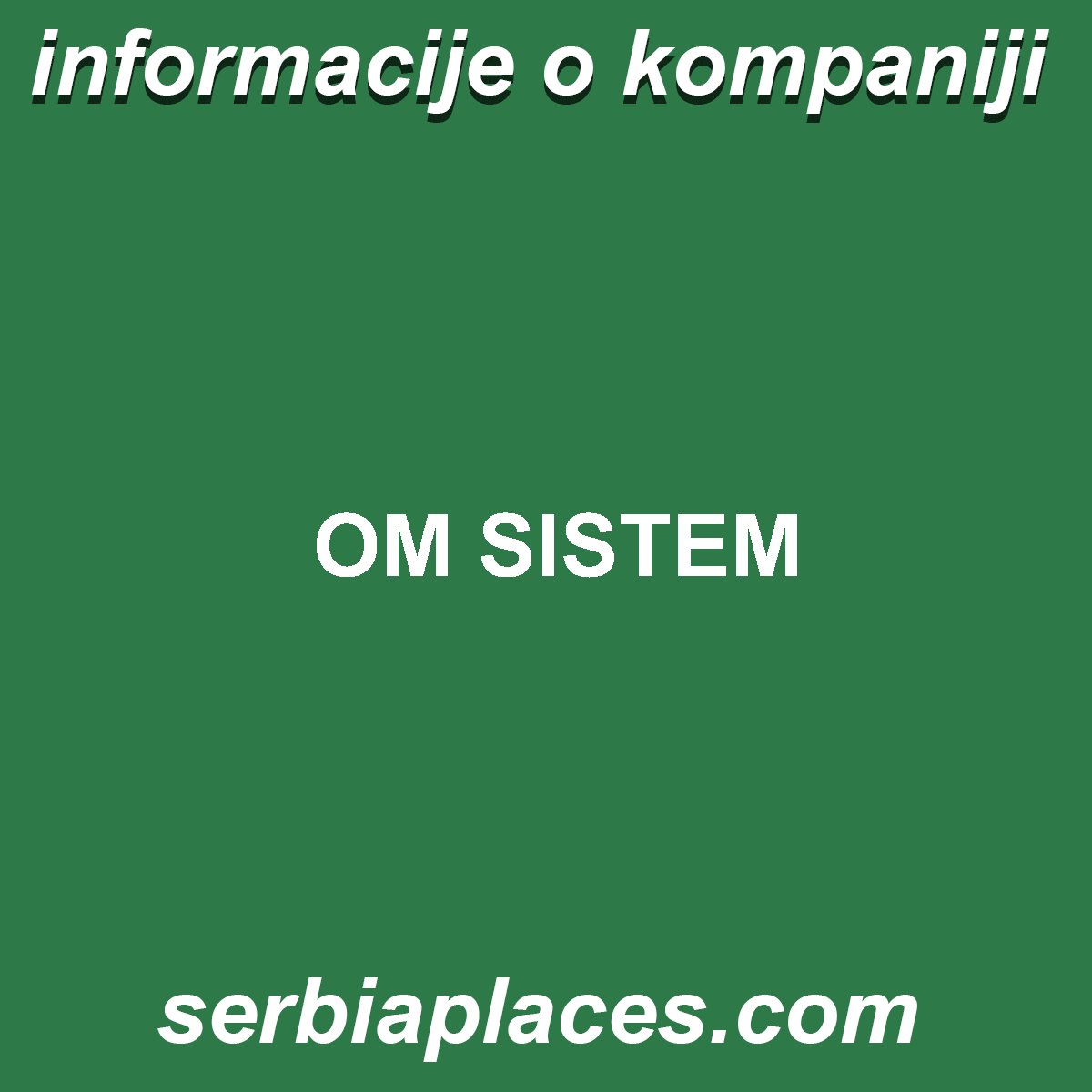 OM SISTEM