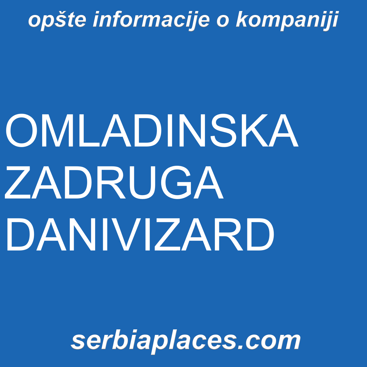 OMLADINSKA ZADRUGA DANIVIZARD
