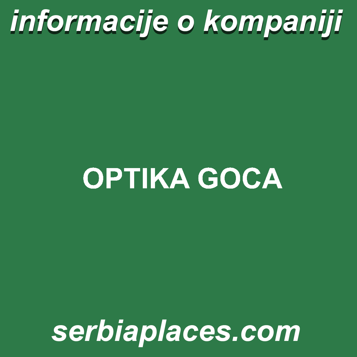 OPTIKA GOCA