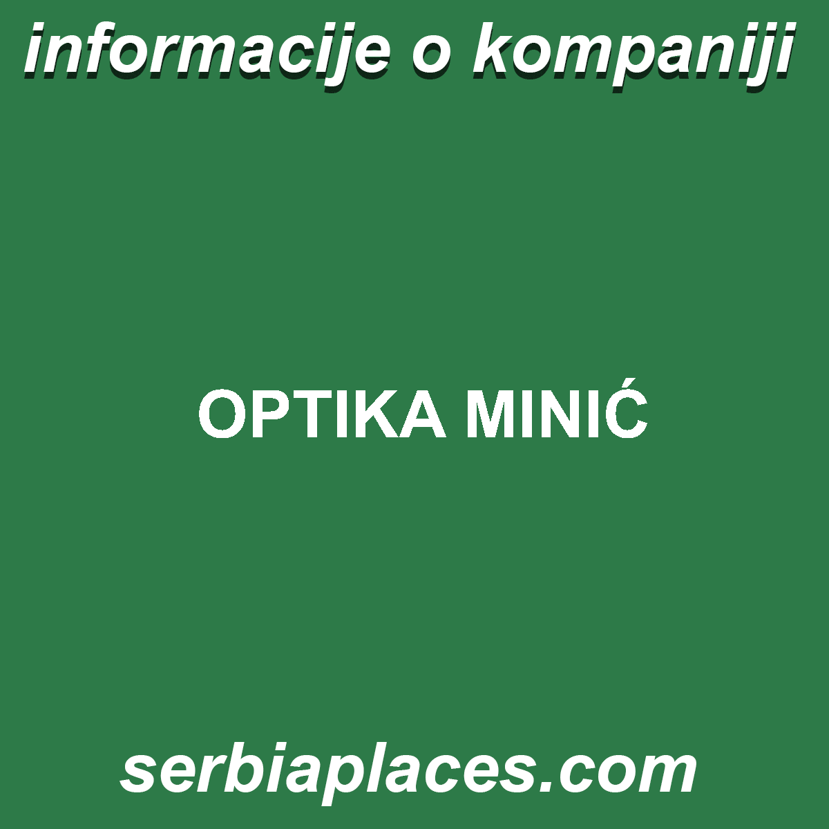 OPTIKA MINIĆ