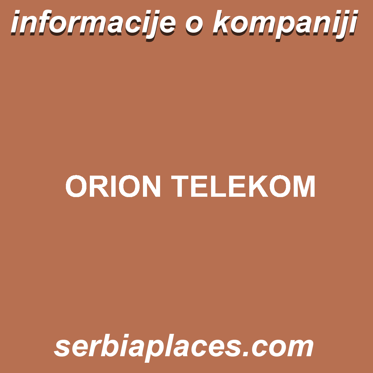 ORION TELEKOM