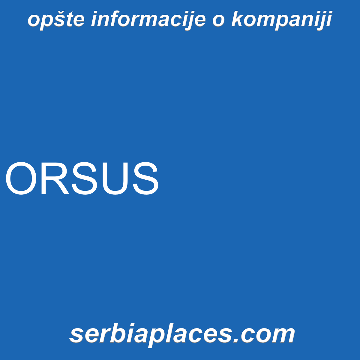 ORSUS