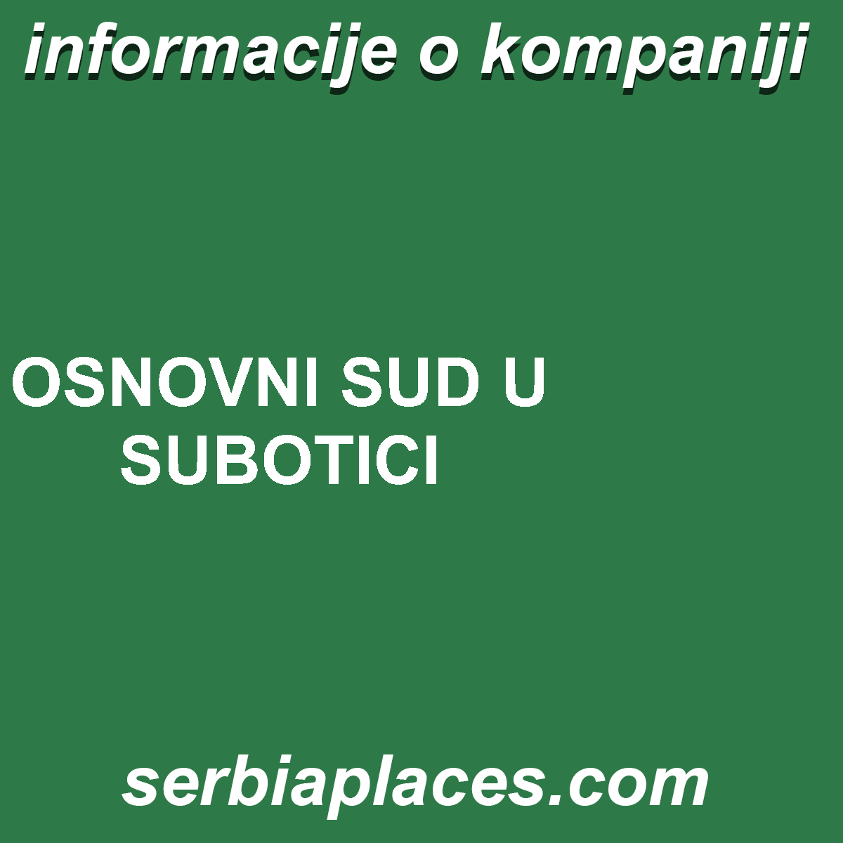OSNOVNI SUD U SUBOTICI