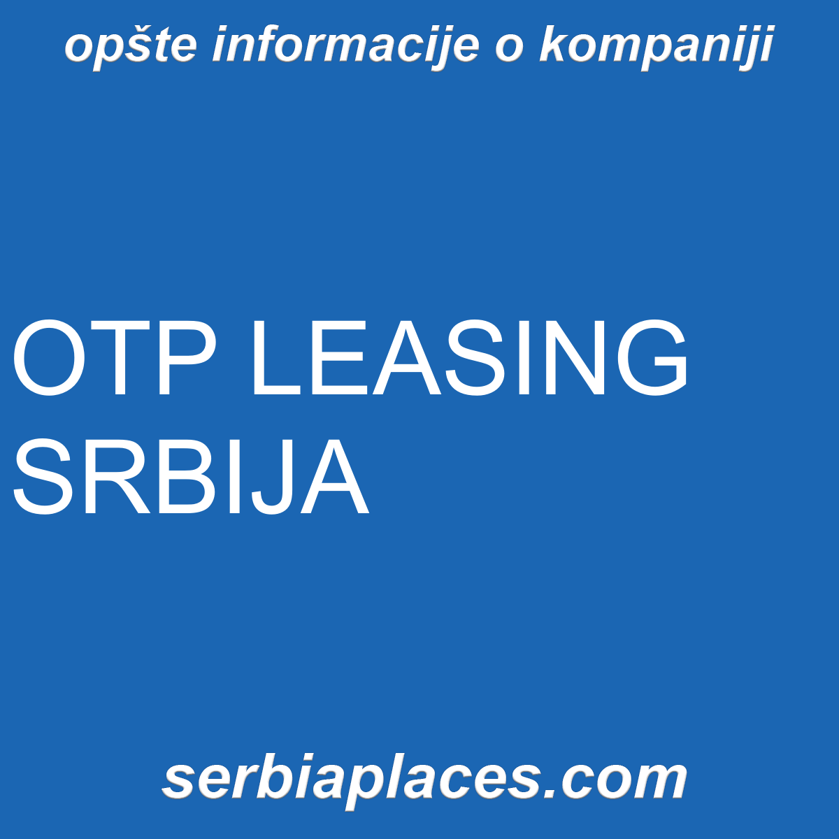 OTP LEASING SRBIJA