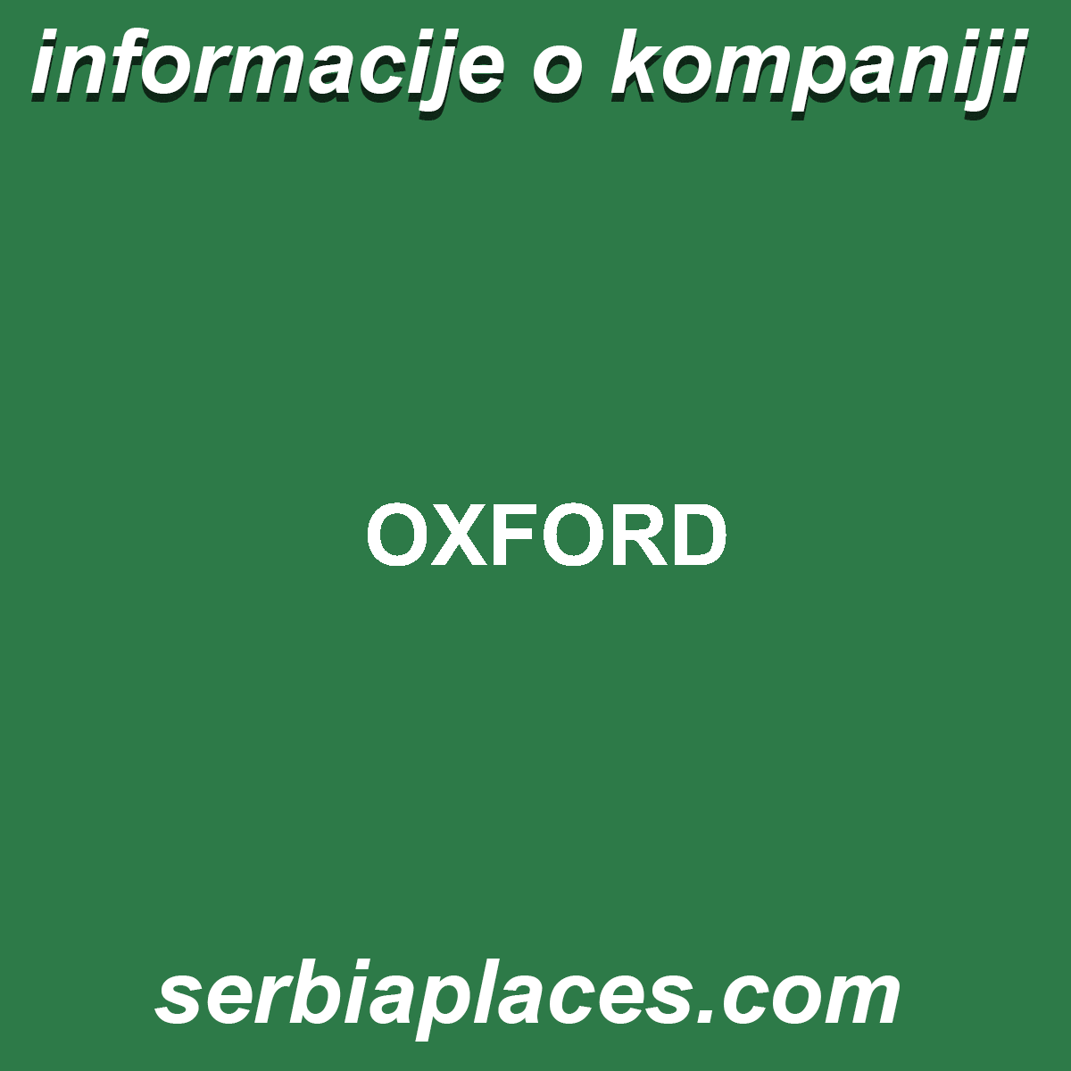 OXFORD