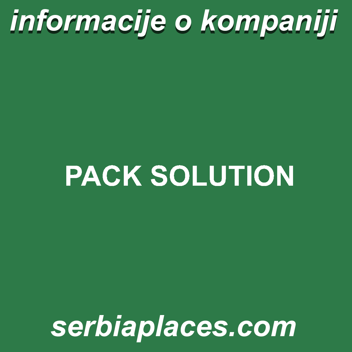 PACK SOLUTION