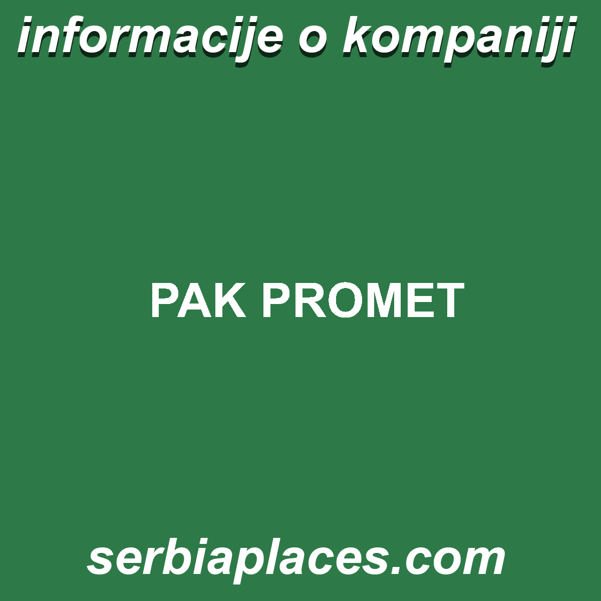 PAK PROMET