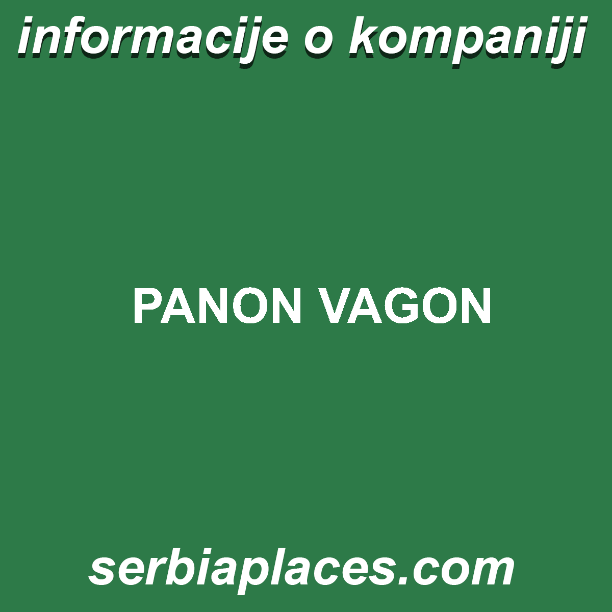 PANON VAGON