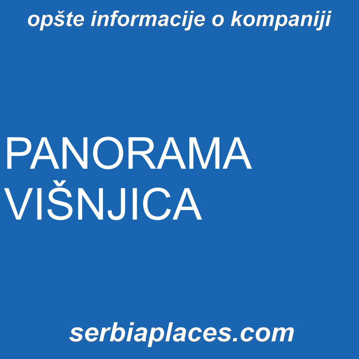 PANORAMA VIŠNJICA
