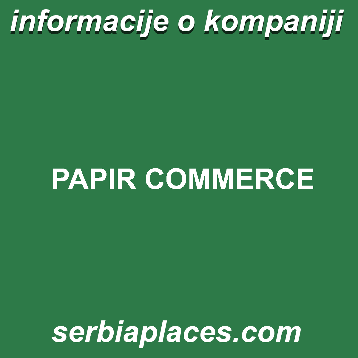 PAPIR COMMERCE