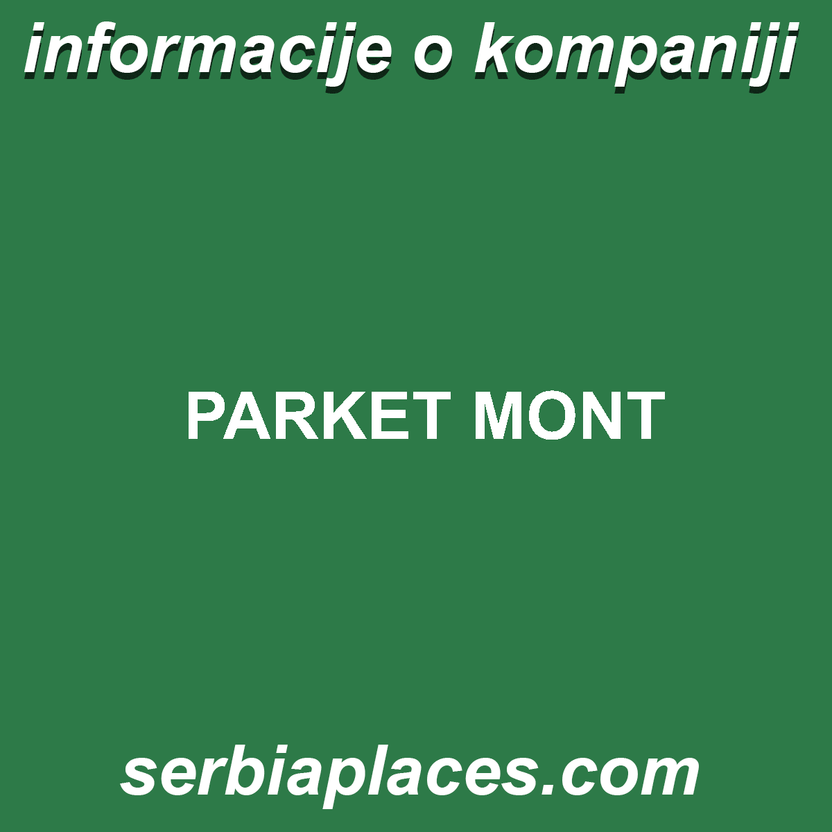 PARKET MONT