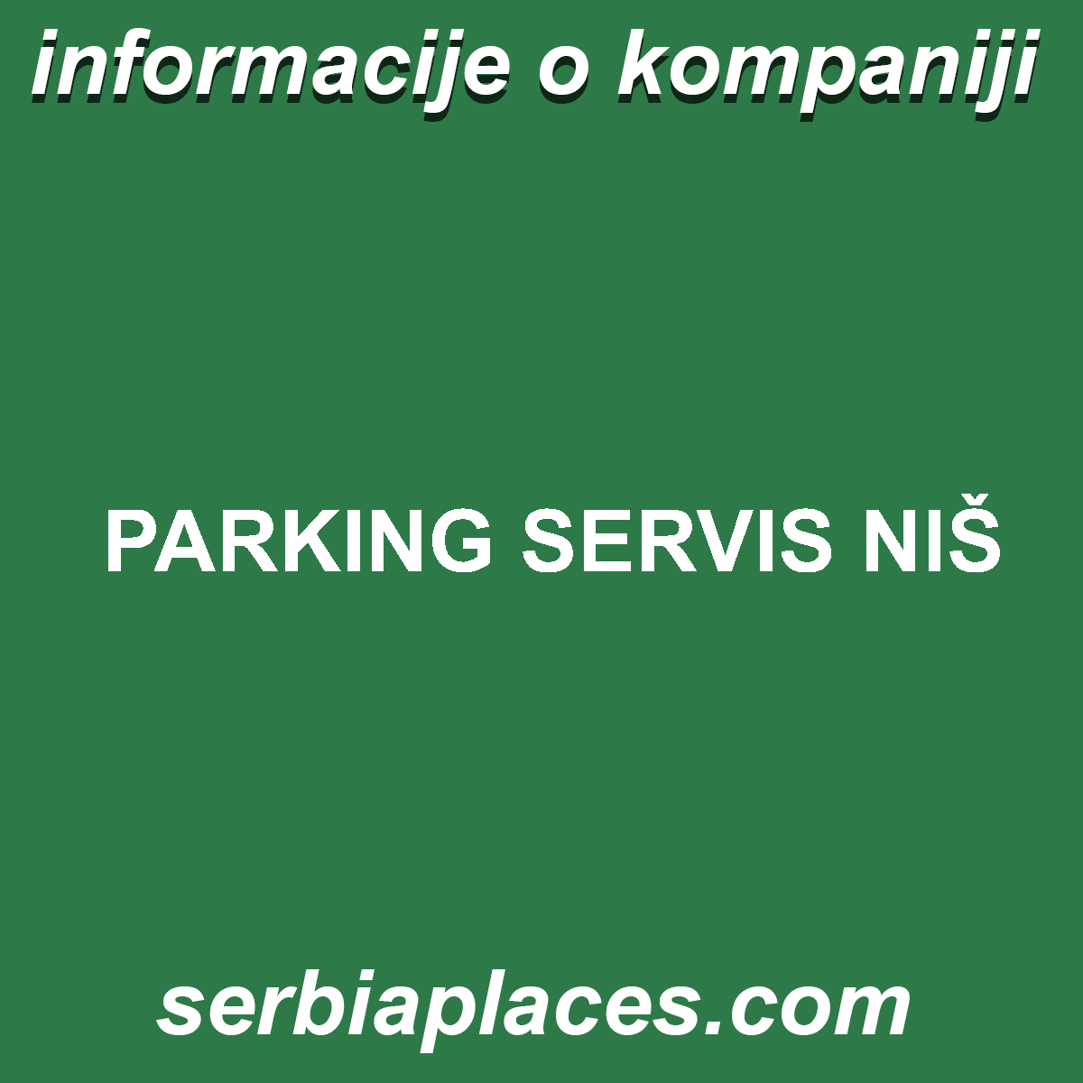 PARKING SERVIS NIŠ