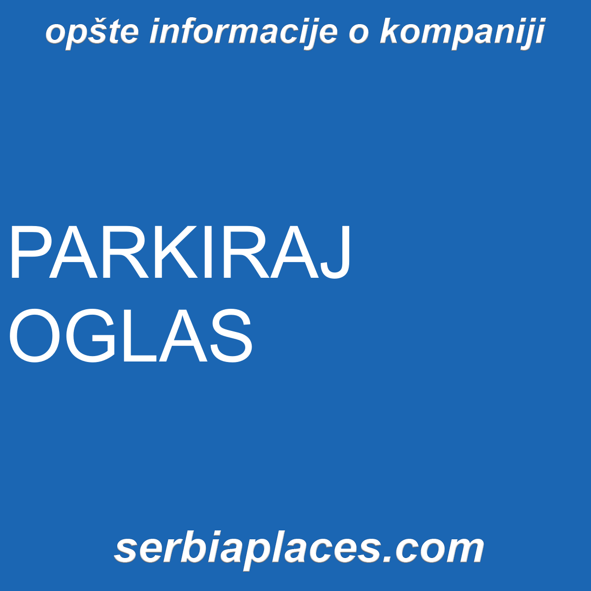 PARKIRAJ OGLAS