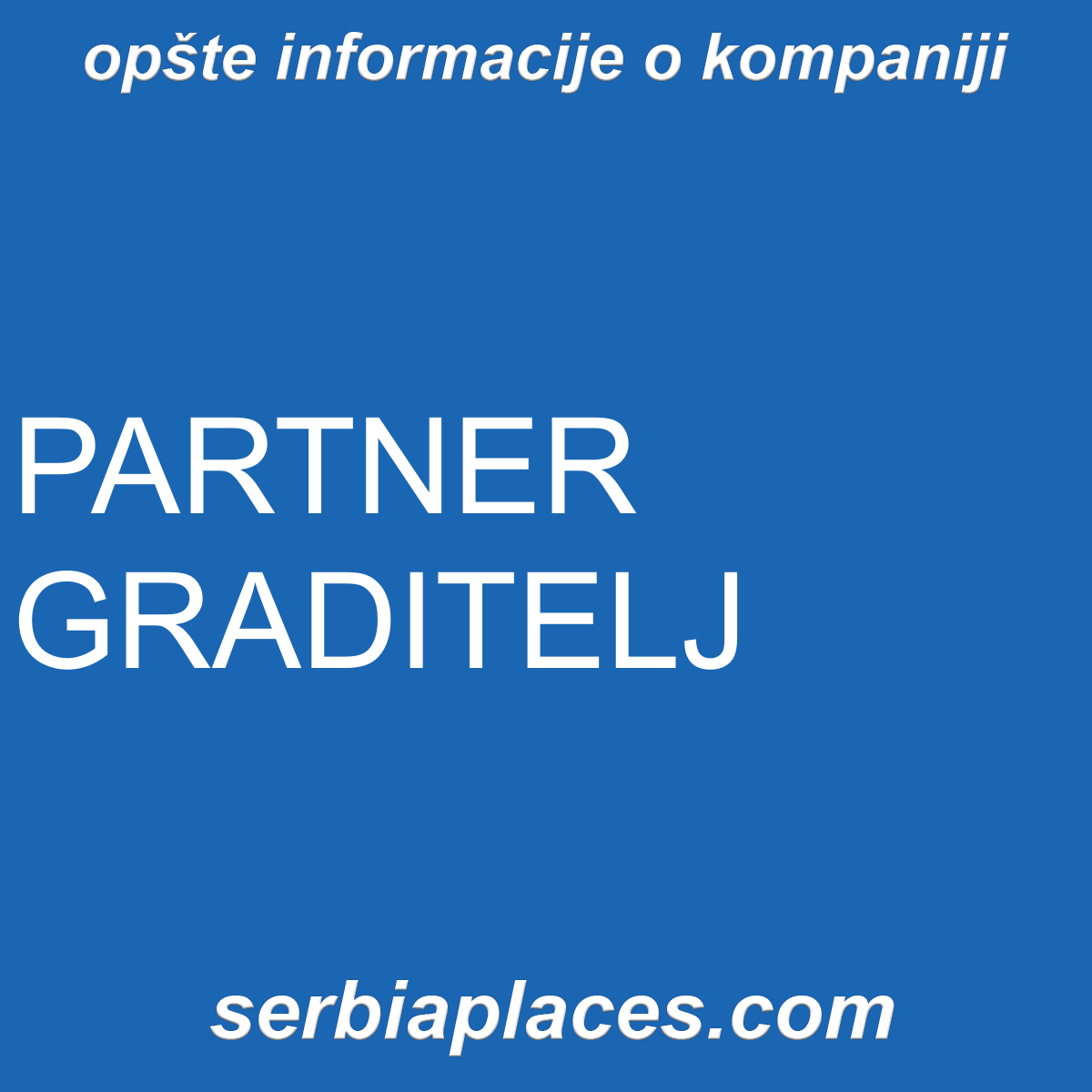 PARTNER GRADITELJ