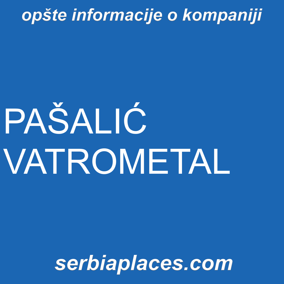 PAŠALIĆ VATROMETAL