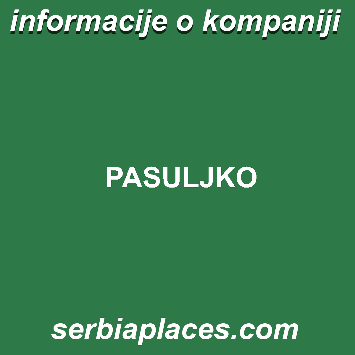PASULJKO