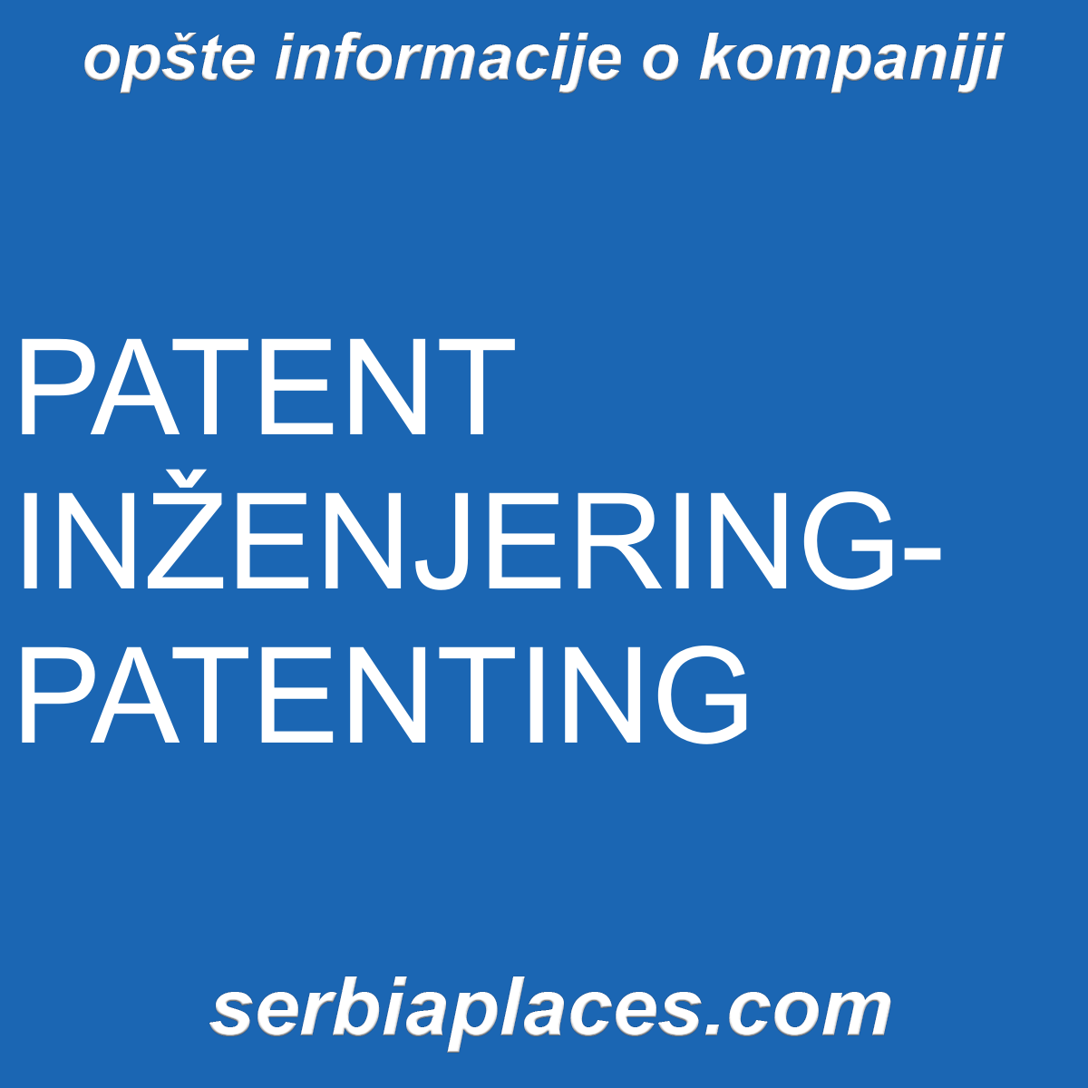 PATENT INŽENJERING-PATENTING