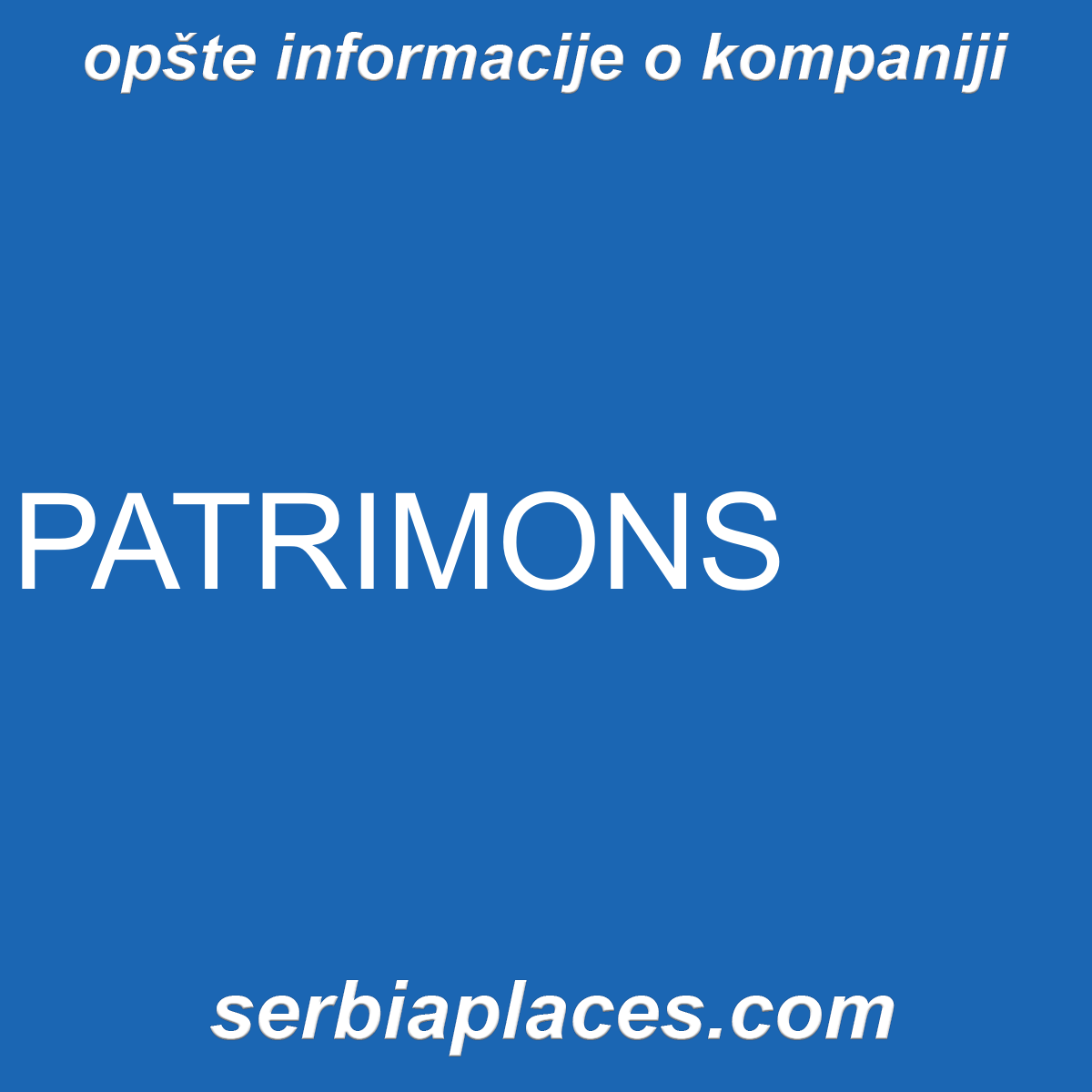 PATRIMONS