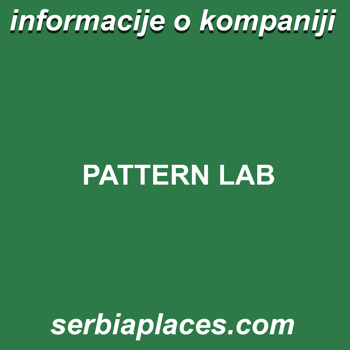 PATTERN LAB