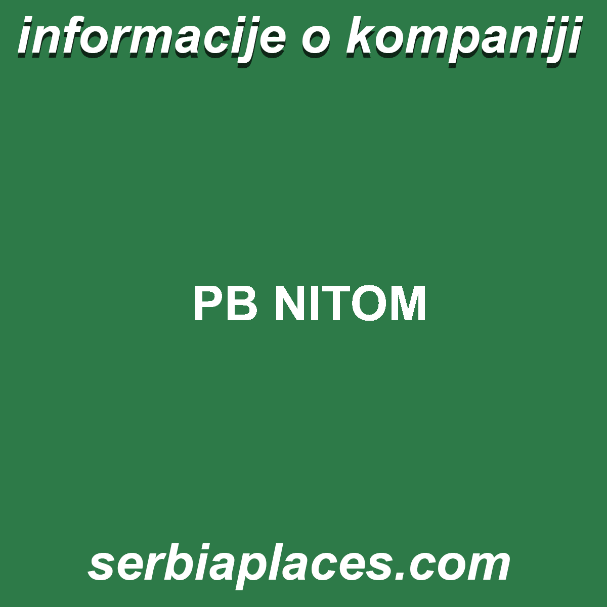 PB NITOM