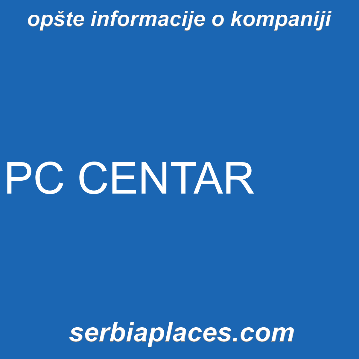 PC CENTAR