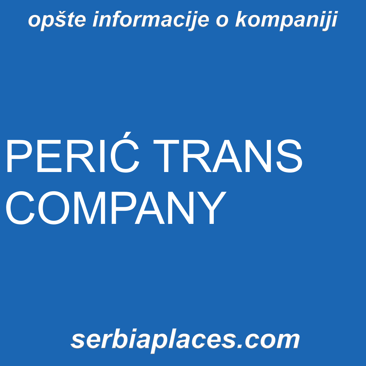 PERIĆ TRANS COMPANY