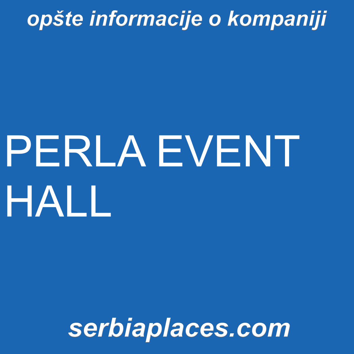 PERLA EVENT HALL