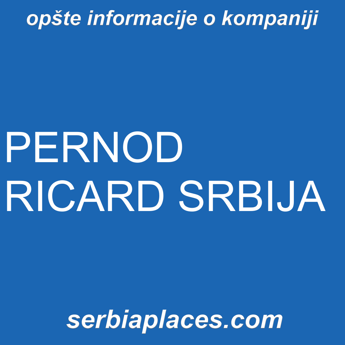 PERNOD RICARD SRBIJA
