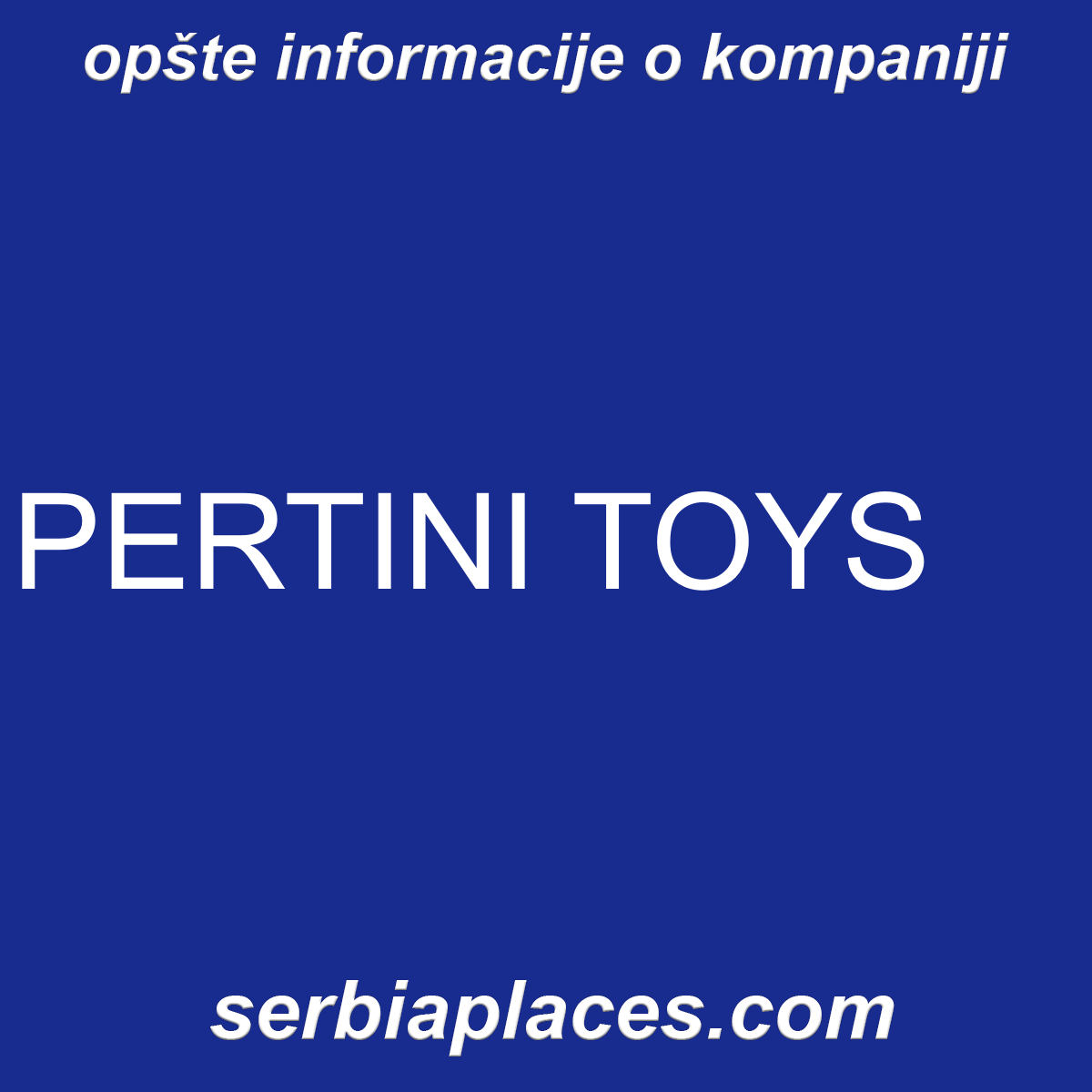 PERTINI TOYS