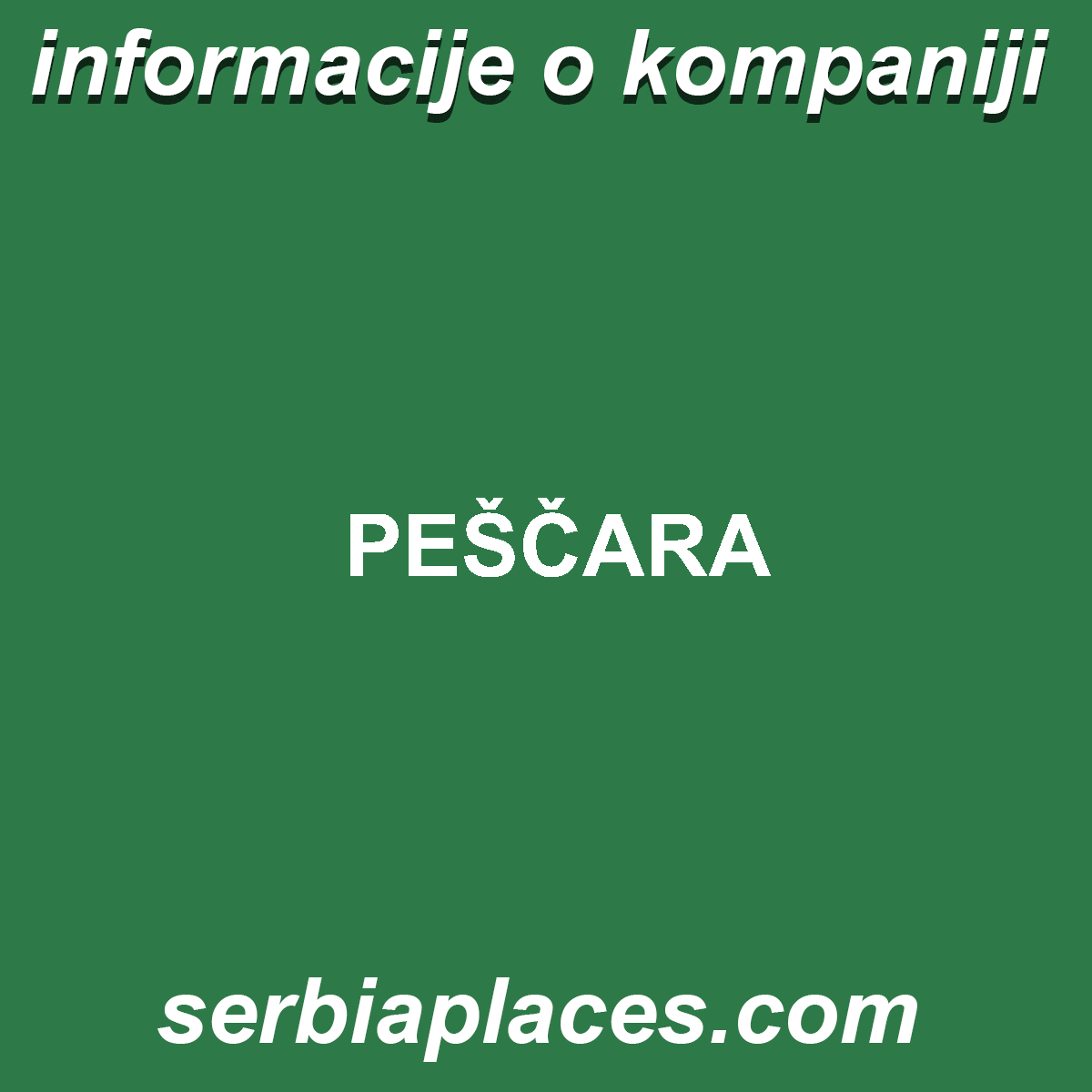 PEŠČARA