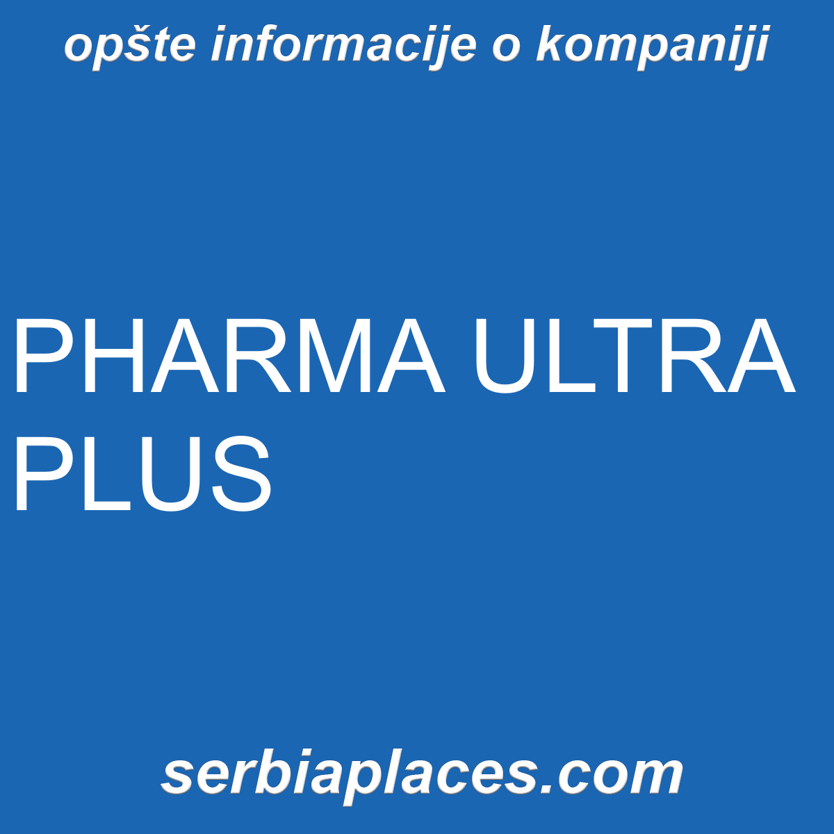 PHARMA ULTRA PLUS